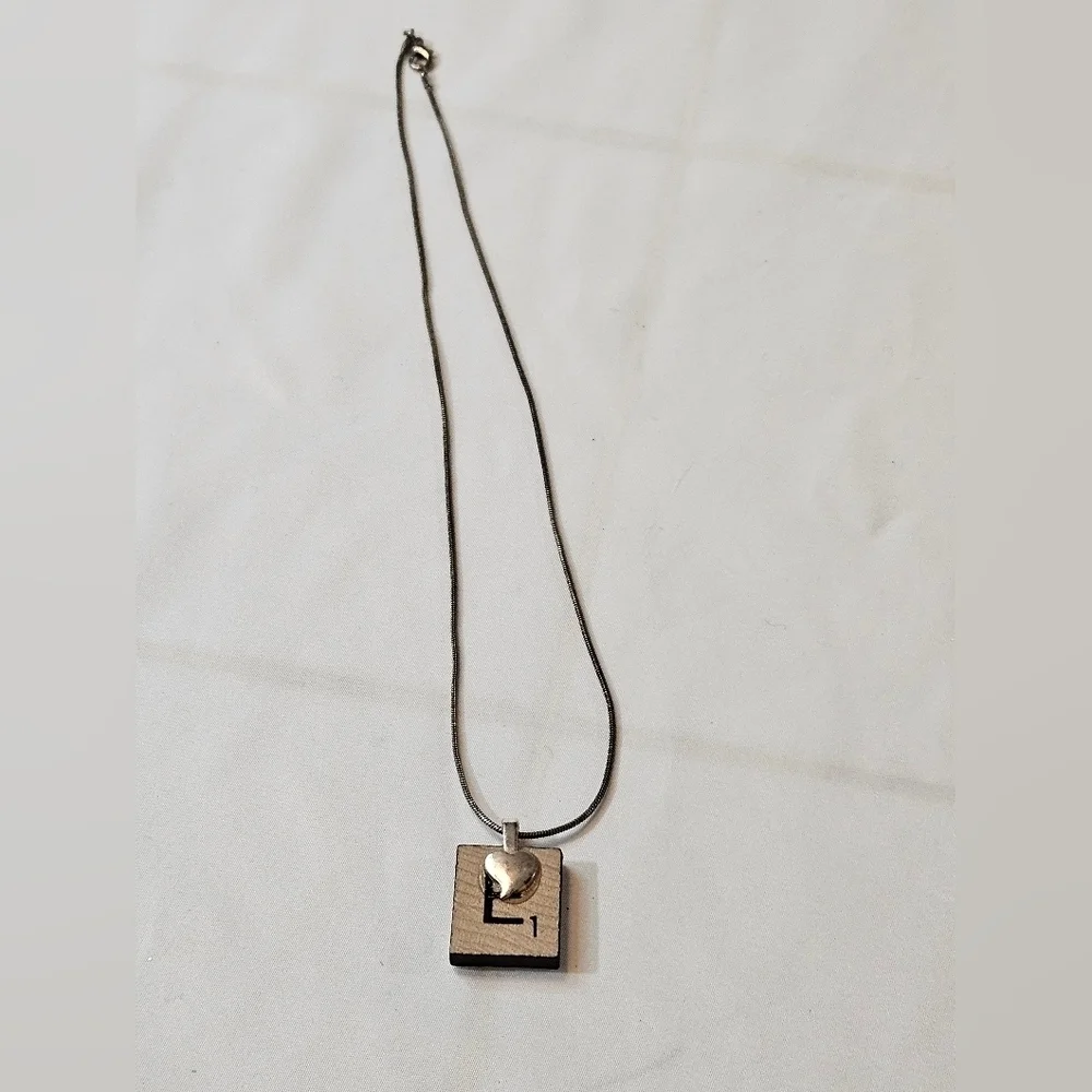 Artisan Breast Cancer Awareness Scrabble Tile Necklace - Picture 15 of 17